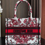 Christian Dior Small Dior Book Tote Red
